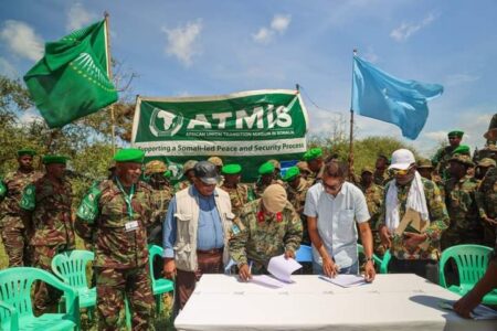 Ciidanka Xooga oo ATMIS kala Wareegay Deegaanka Cabdalla Biroole ee G/Jubbada Hoose.