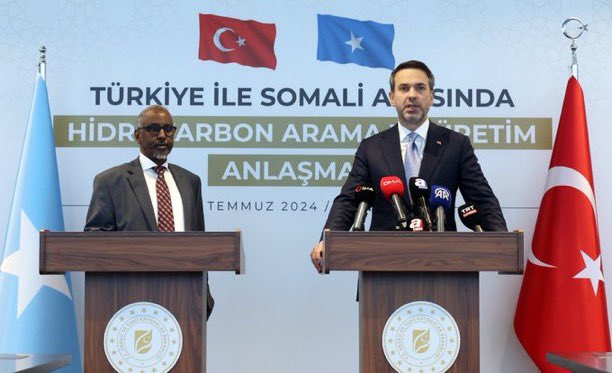 Turkey and Somalia signed the Hydrocarbon Exploration and Production Agreement.