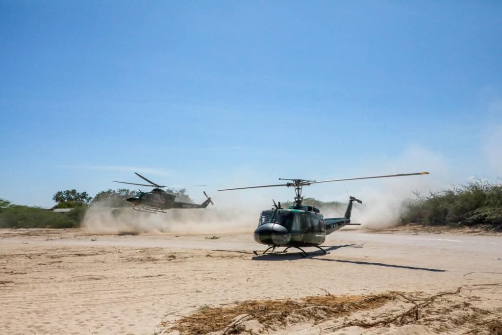 President of the Federal Republic of Somalia Arrives in Cadale to Intensify the Fight Against Terrorist.