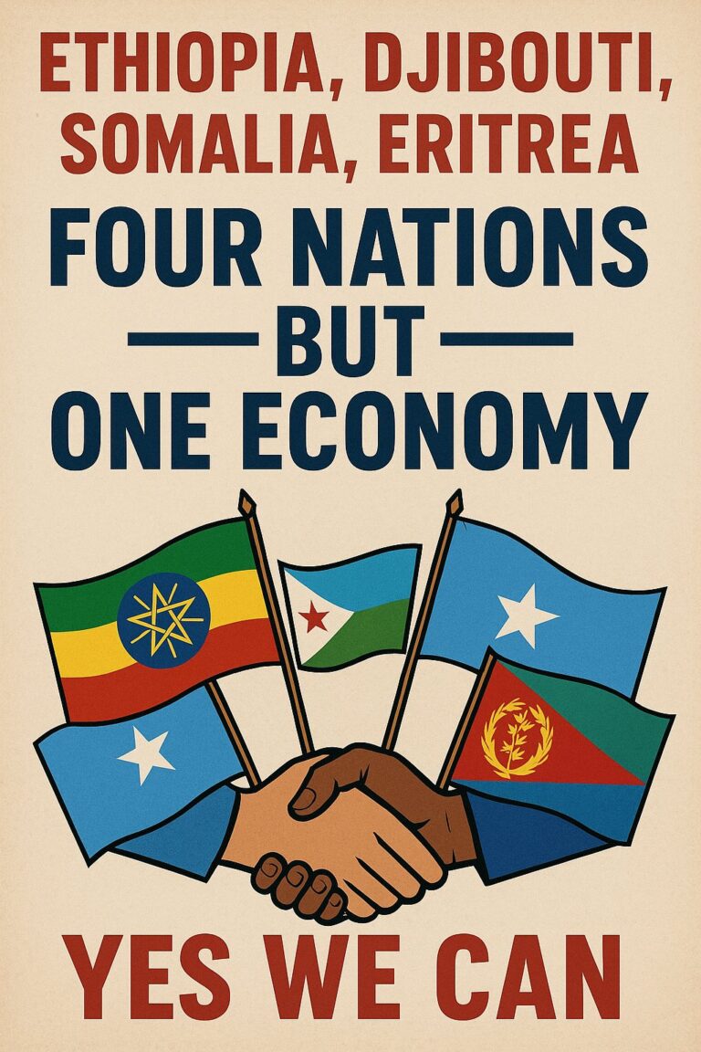 Why Ethiopia, Djibouti, Somalia, and Eritrea Must Unite Economically—Four Nations, One Future