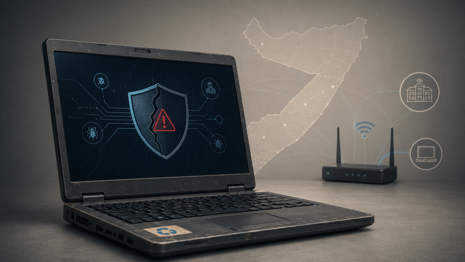 From Affordable Device to Security Threat: How Compromised Laptops Could Endanger Somalia